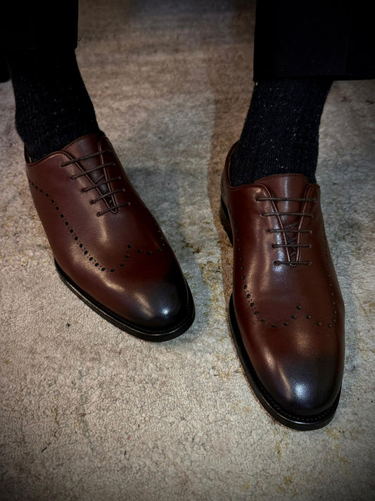 Chaussures de Luxe en Cuir PU Marron Souple et Confortable pour Homme, Bout Jolie tu, Mode Décontractée